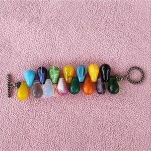 Handmade Glass Beaded Bracelet